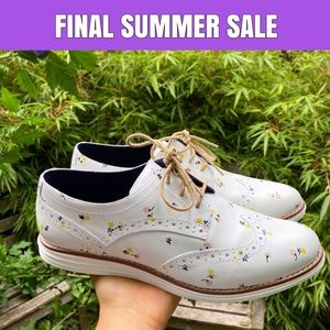 Cole Haan Floral Oxfords